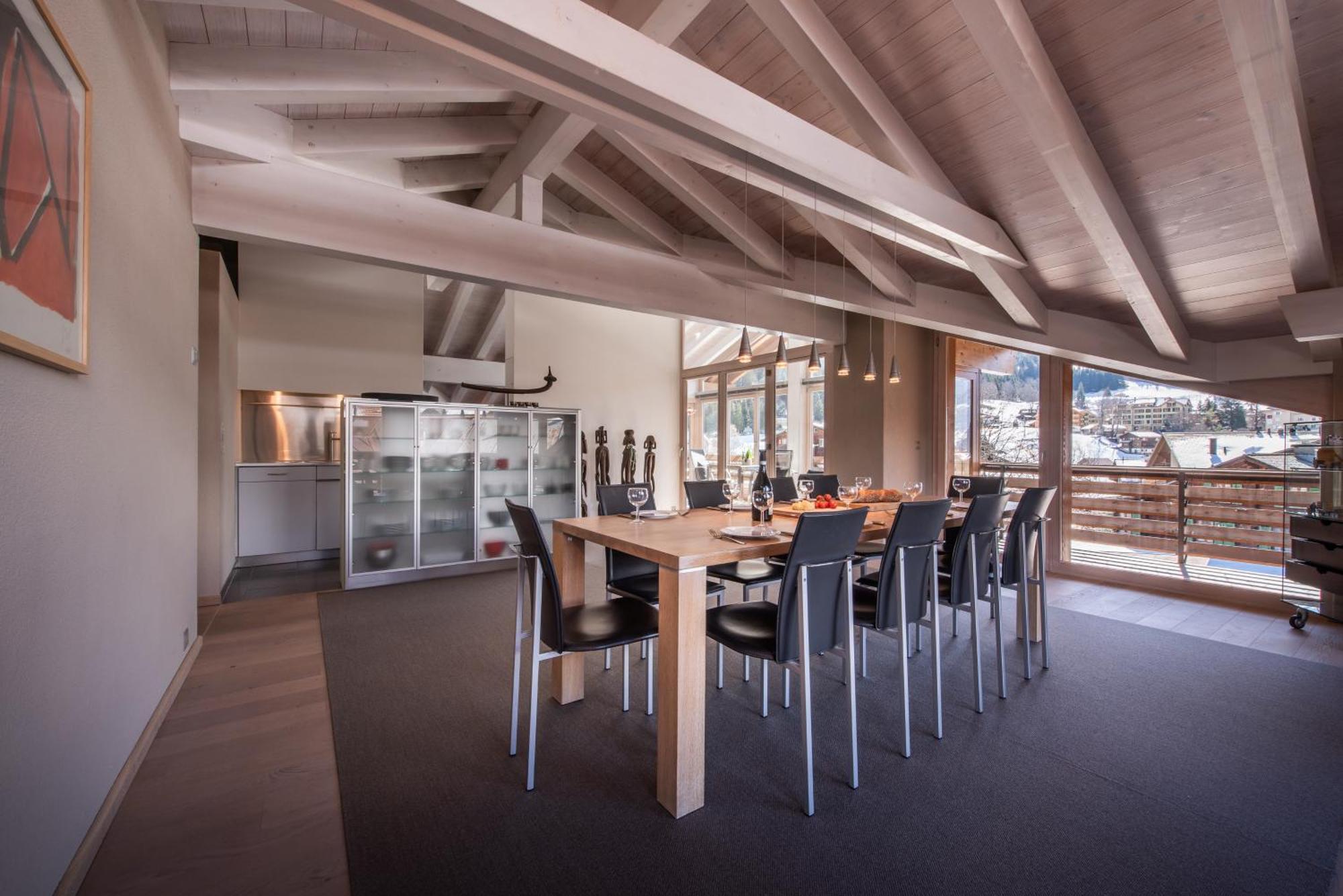 Chalet Schneehoren Penthouse Wengen Exterior photo