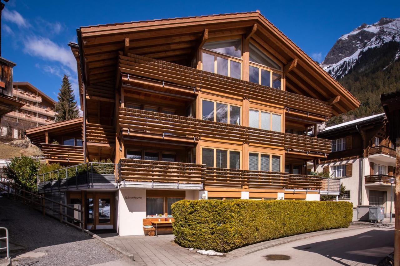 Chalet Schneehoren Penthouse Wengen Exterior photo