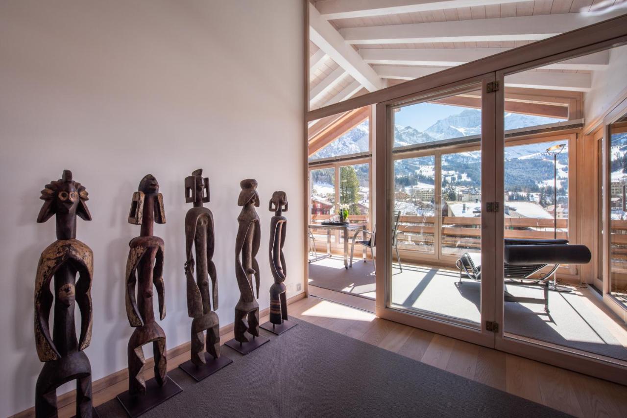 Chalet Schneehoren Penthouse Wengen Exterior photo