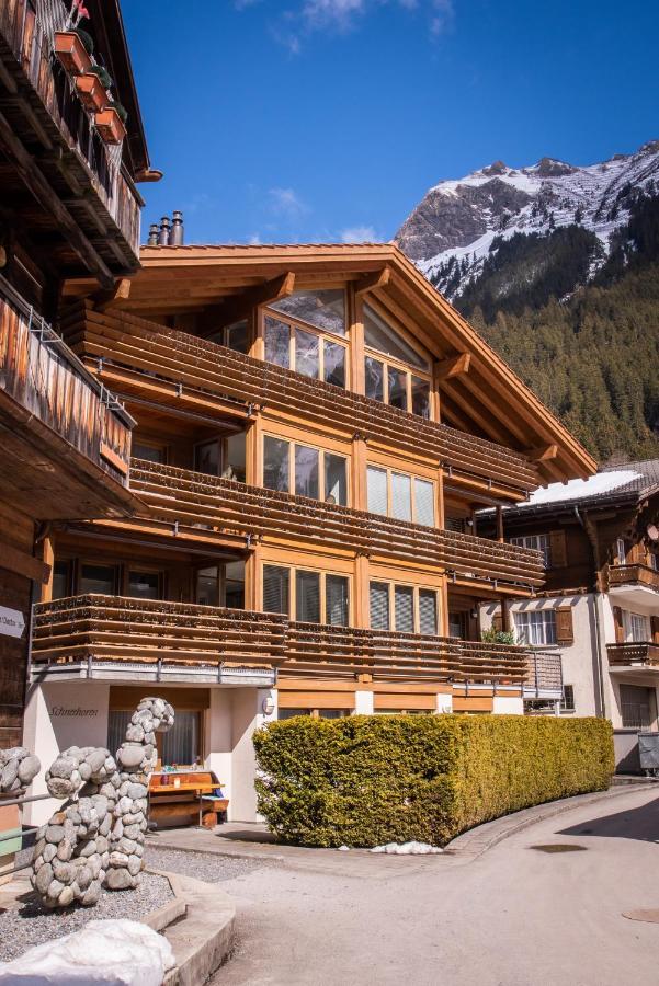 Chalet Schneehoren Penthouse Wengen Exterior photo