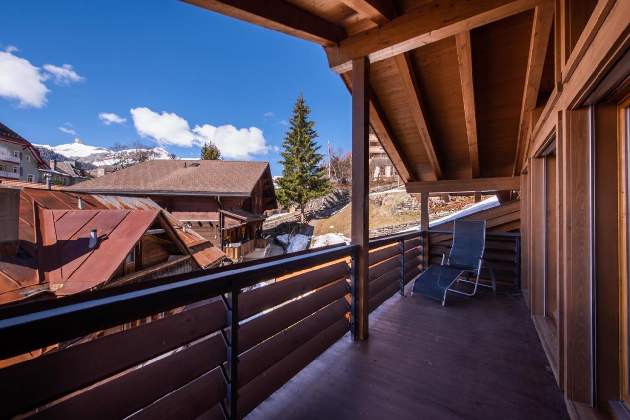 Chalet Schneehoren Penthouse Wengen Exterior photo